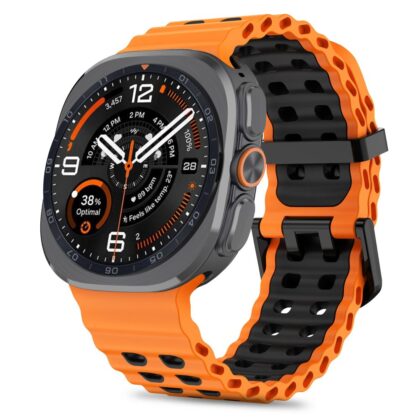 TECH-PROTECT Iconband Pro Λουράκι Smartwatch για Samsung Galaxy Watch Ultra 1 / 2 (2024-2026), 47 mm, Πορτοκαλί/Μαύρο