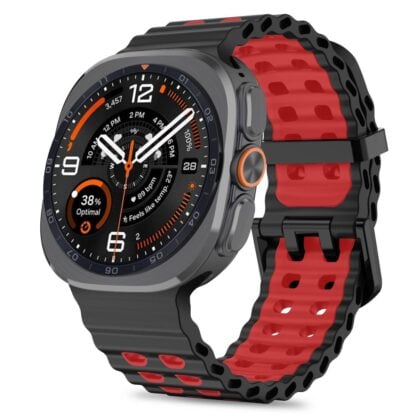 TECH-PROTECT Iconband Pro Λουράκι Smartwatch για Samsung Galaxy Watch Ultra 1 / 2 (2024-2026), 47 mm, Μαύρο/Κόκκινο