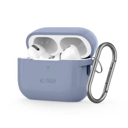 TECH-PROTECT Silicone Hook Θήκη Ακουστικών Apple AirPods Pro 1 / 2, Baby Blue