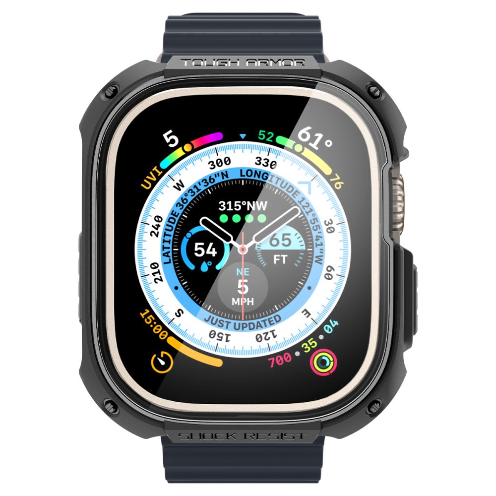 Spigen Tough Armor Apple Watch Ultra 1 / 2 / 3 / 4 (49 mm) Μαύρο - Image 3
