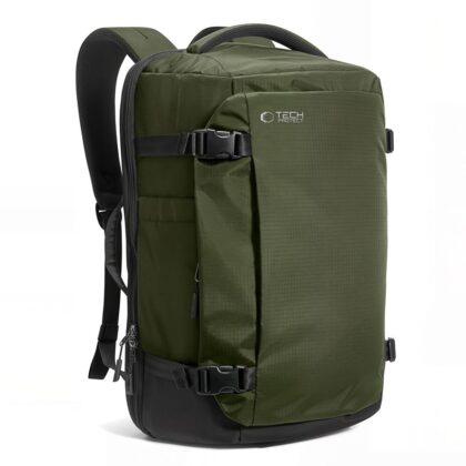 Tech-Protect Defender S70 Σακίδιο Καμπίνας Laptop Ryanair & Wizz Air 24L 40x30x20 Πράσινο Στρατιωτικό