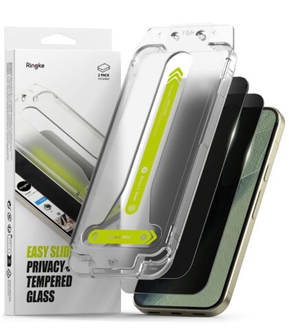 Ringke Easy Slide Γυαλί Ιδιωτικότητας 2-Pack Google Pixel 9 Pro / 10 Pro / 11 Pro Privacy