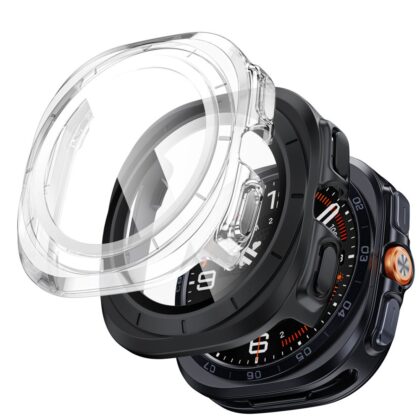 Θήκες Tech-Protect Defense μαύρη και διάφανη για Samsung Galaxy Watch Ultra 2 47 mm