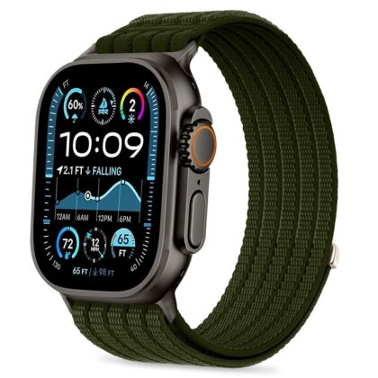 TECH-PROTECT Nylon Sport Λουράκι για Apple Watch 8/9/10 SE Ultra, Πράσινο