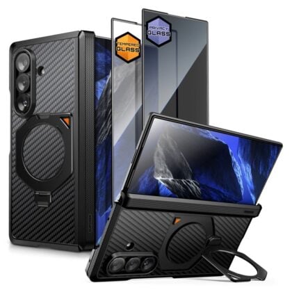SUPCASE UB AERO MAGSAFE 2-SET GALAXY Z FOLD 7 / 8 ULTRA ARAMID BLACK