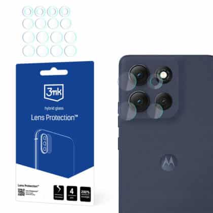 3MK Προστασία Κάμερας (4 Τεμάχια) για Motorola Moto G86 / G86 Power, Διάφανο