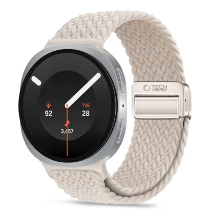 TECH-PROTECT NylonMag Λουράκι Smartwatch για Samsung Galaxy Watch 8 / 9 / Classic (40 / 44 / 46 mm), Starlight