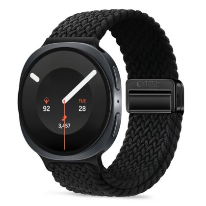 TECH-PROTECT NylonMag Λουράκι Smartwatch για Samsung Galaxy Watch 8 / 9 / Classic (40 / 44 / 46 mm), Μαύρο