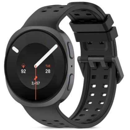 TECH-PROTECT Silicone Air Λουράκι Smartwatch για Samsung Galaxy Watch 8 / 9 / Classic (40 / 44 / 46 mm), Μαύρο