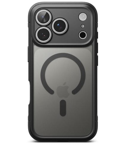 Γκρι θήκη Ringke Fusion Bold με ενσωματωμένο δακτύλιο MagSafe για iPhone 17 Pro Max