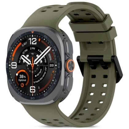 TECH-PROTECT Silicone Air Λουράκι Smartwatch για Samsung Galaxy Watch Ultra 1 / 2 (2024-2026), 47 mm, Πράσινο της Ελιάς