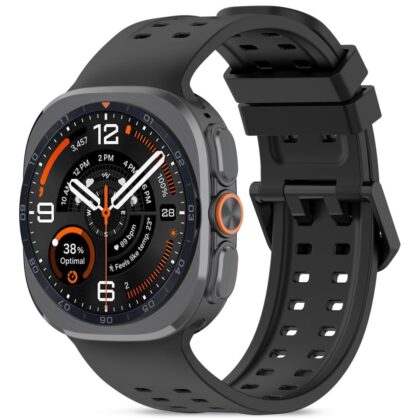 TECH-PROTECT Silicone Air Λουράκι Smartwatch για Samsung Galaxy Watch Ultra 1 / 2 (2024-2026), 47 mm, Μαύρο