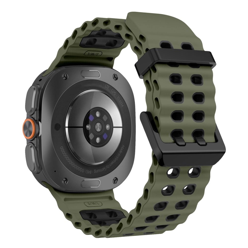 Tech-Protect Iconband Pro Samsung Galaxy Watch Ultra 1 / 2 2024-2026 (47 mm) Military Green/Black - Image 2