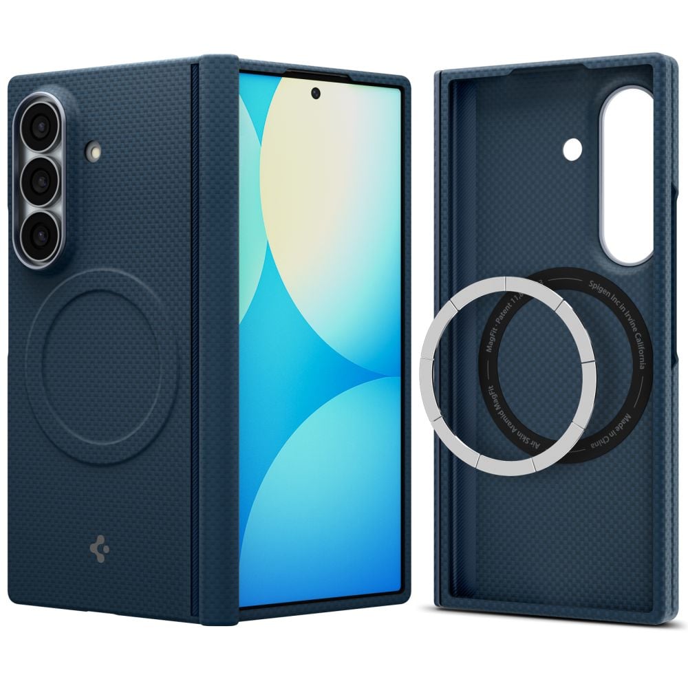 Spigen AirSkin Aramid MagSafe Galaxy Z Fold 8 Ultra Navy - Image 2