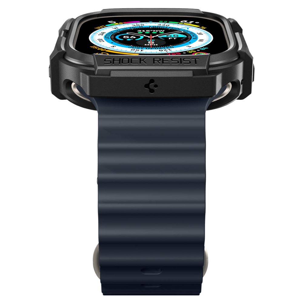 Spigen Rugged Armor Apple Watch Ultra 1 / 2 / 3 / 4 (49 mm) Μαύρο Ματ - Image 5