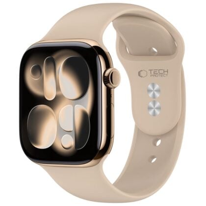 TECH-PROTECT Silicone Λουράκι Apple Watch 8 / 9 / 10 / 11 / 12 / SE / Ultra (44 / 45 / 46 / 49 mm), Καρυδιά