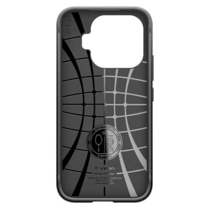 Μαύρη θήκη Spigen Rugged Armor για Xiaomi 17T με υφή από ανθρακονήματα