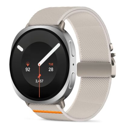 TECH-PROTECT Nylon Clasp Λουράκι Samsung Galaxy Watch 8 / 9 / Classic (40 / 44 / 46 mm), Starlight