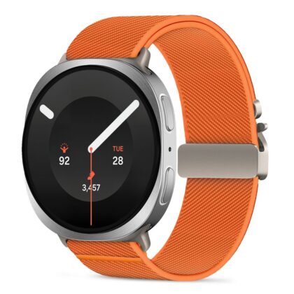 TECH-PROTECT Nylon Clasp Λουράκι Samsung Galaxy Watch 8 / 9 / Classic (40 / 44 / 46 mm), Πορτοκαλί