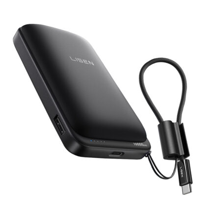 Lisen Power Bank Qi2 P604, 65W, 10000mAh, Μαύρο
