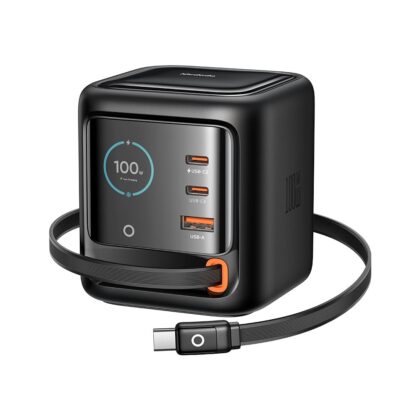 Mcdodo FreeGo CH-1391 Φορτιστής, 2x USB-C + 1x USB-A, 100W, GaN, Ψηφιακή Οθόνη, Μαύρος