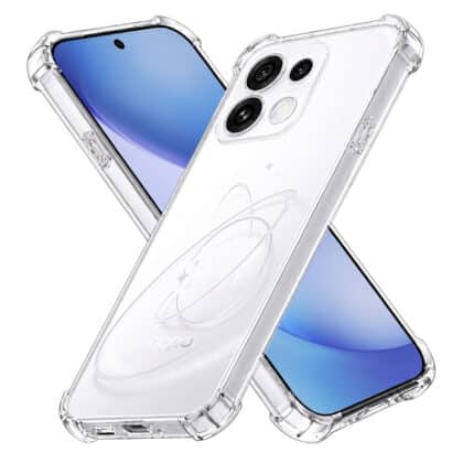Techsuit Shockproof Clear Silicone - θήκη για Oppo Reno16 Pro - Διάφανο