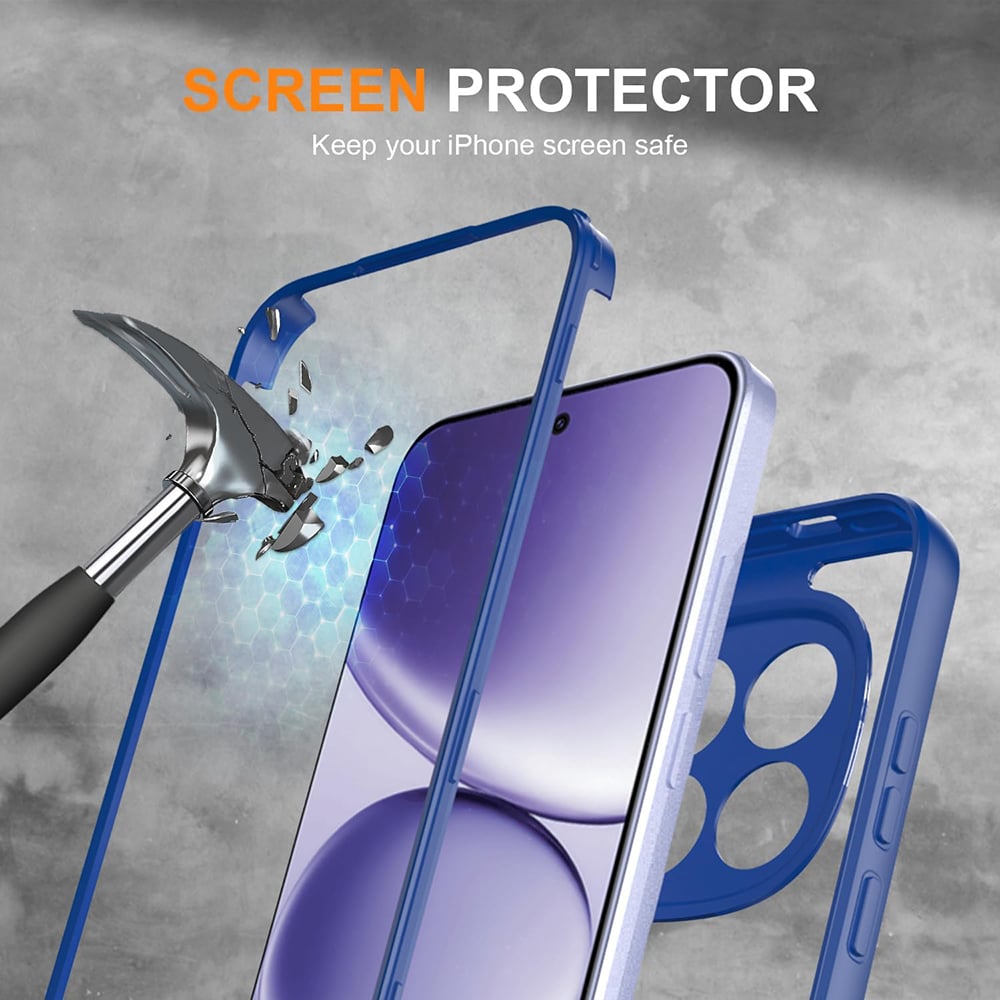 Techsuit - ColorVerse 360 Series + Προστατευτικό Οθόνης - Samsung Galaxy S26 FE - Μπλε - Image 3