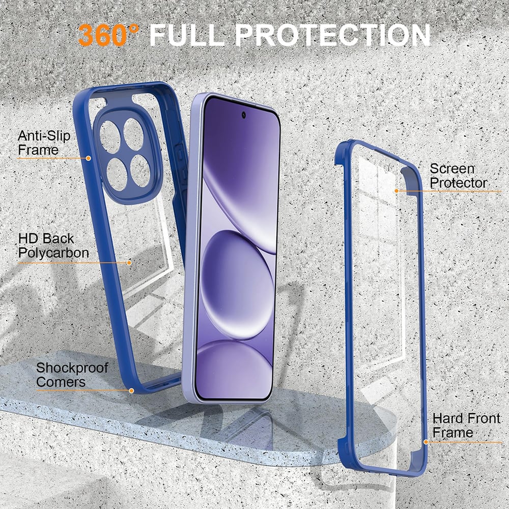 Techsuit - ColorVerse 360 Series + Προστατευτικό Οθόνης - Samsung Galaxy S26 FE - Μπλε - Image 2