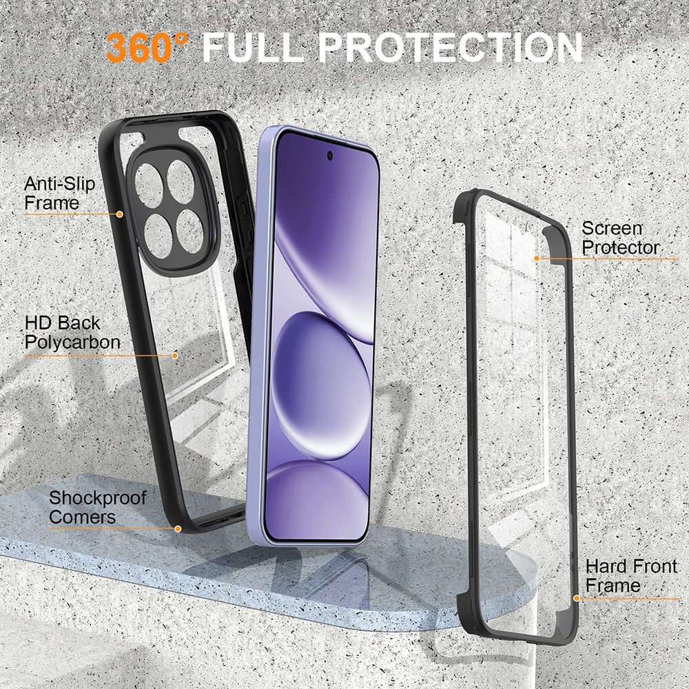 Techsuit - ColorVerse 360 Series + Προστατευτικό Οθόνης - Samsung Galaxy S26 FE - Μαύρο - Image 2