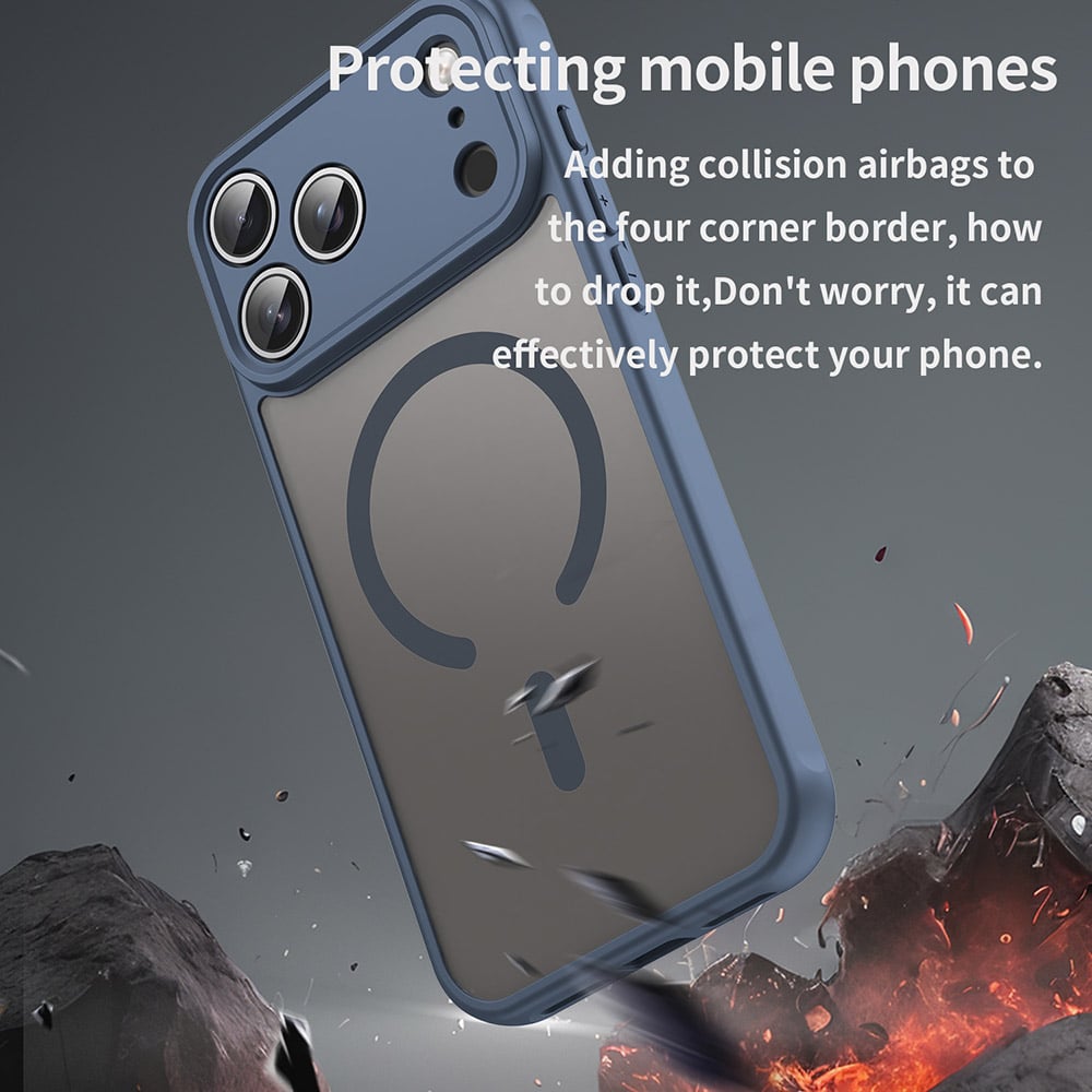 Techsuit HaloFrost II MagSafe iPhone 18 Pro Max / iPhone 17 Pro Max Navy Blue - Image 4