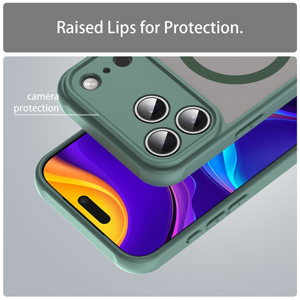 Techsuit HaloFrost II MagSafe iPhone 18 Pro / iPhone 17 Pro Πράσινο - Image 3