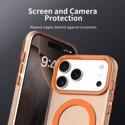 Πορτοκαλί θήκη Techsuit CandyCase με MagSafe για iPhone 17 Pro Max και iPhone 18 Pro Max