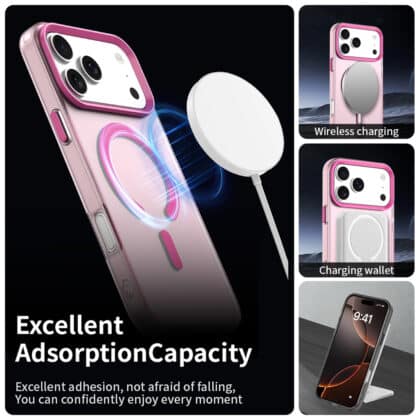 Ροζ θήκη Techsuit CandyCase με MagSafe για Apple iPhone 18 Pro Max