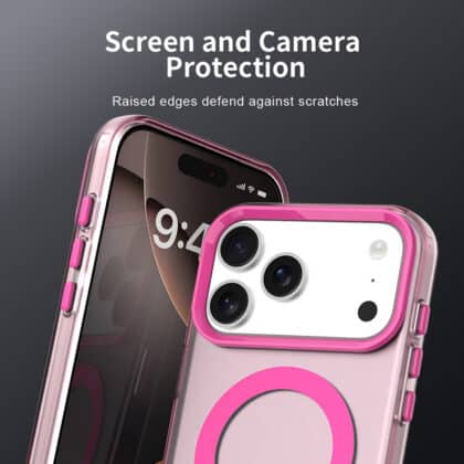 Ροζ θήκη Techsuit CandyCase με MagSafe για Apple iPhone 18 Pro Max
