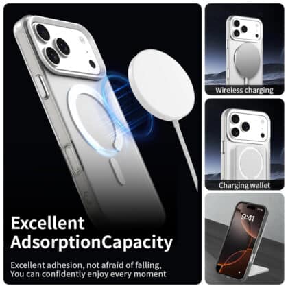 Λευκή θήκη Techsuit CandyCase με MagSafe για iPhone 17 Pro Max και 18 Pro Max