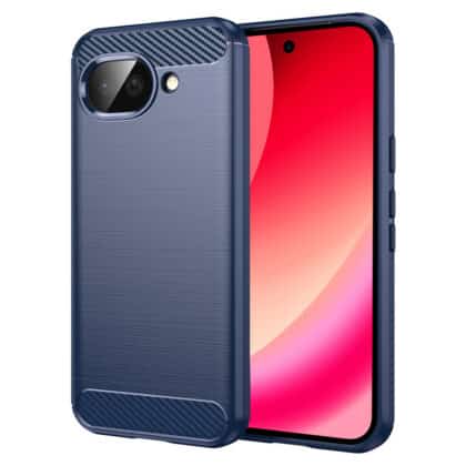 Techsuit Carbon Silicone - θήκη για Google Pixel 10a - Μπλε