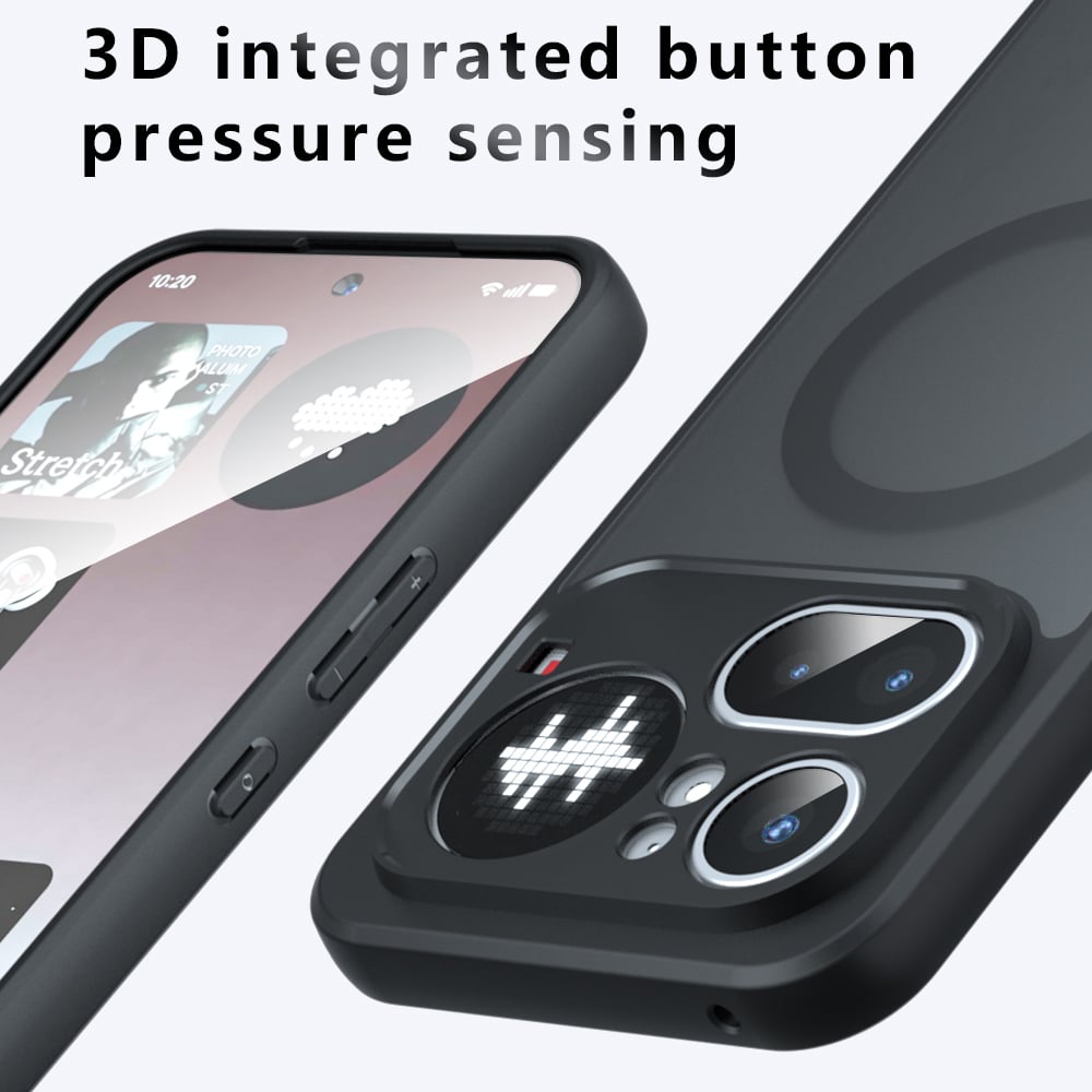 Techsuit PureFrost MagSafe Θήκη Nothing Phone (4b) Μαύρο Ματ - Image 3
