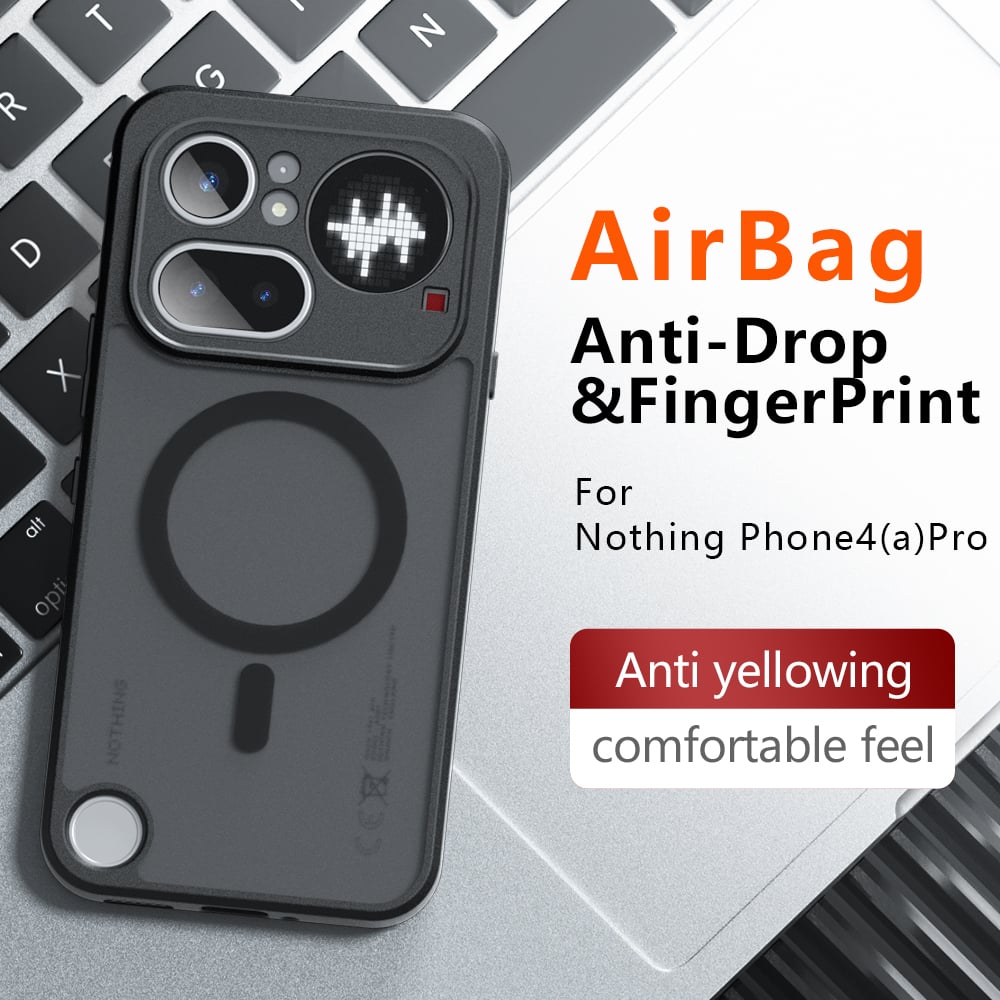 Techsuit PureFrost MagSafe Θήκη Nothing Phone (4b) Μαύρο Ματ - Image 4