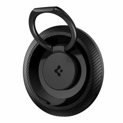 Spigen - Βάση Κινητού O-Mag OM100 (AMP05505) - Αντιχαρακτικός Σχεδιασμός, Ισχυρή Μαγνητική Κράτηση, Περιστροφή 360 Μοιρών - Μαύρο