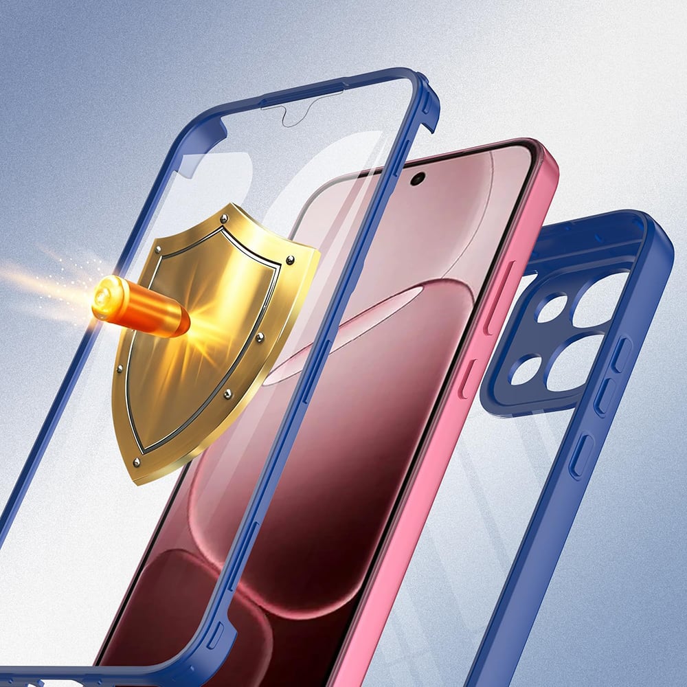 Techsuit - ColorVerse 360 Series + Προστατευτικό Οθόνης - Oppo Reno16 / Reno16 Pro - Μπλε - Image 3