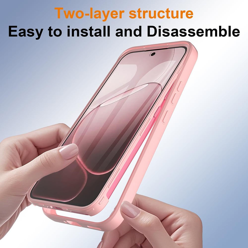 Techsuit - ColorVerse 360 Series + Προστατευτικό Οθόνης - Oppo Reno16 / Reno16 Pro - Ροζ - Image 5