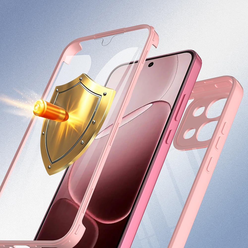 Techsuit - ColorVerse 360 Series + Προστατευτικό Οθόνης - Oppo Reno16 / Reno16 Pro - Ροζ - Image 3