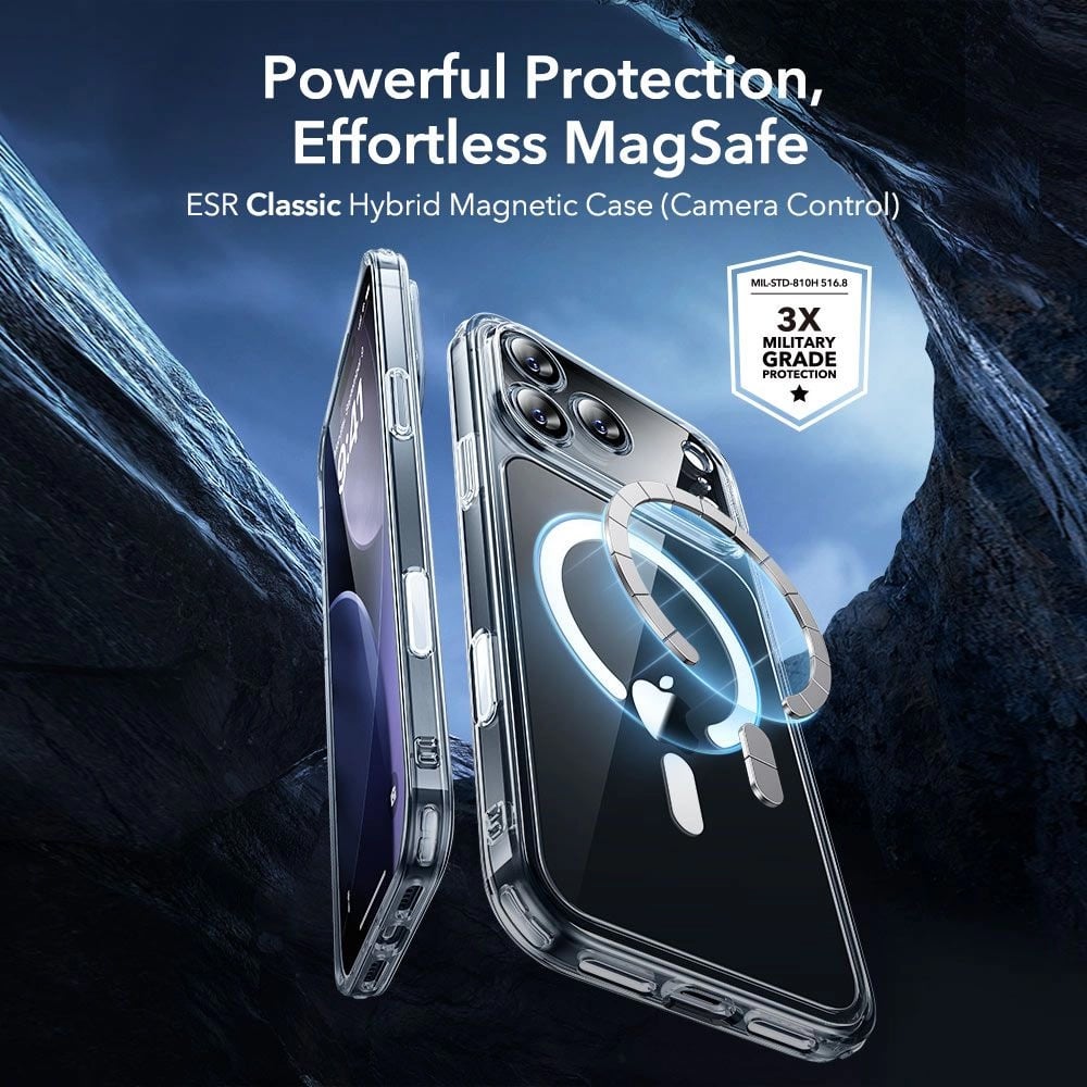 ESR - Classic Hybrid HaloLock + Προστατευτικό Οθόνης - iPhone 18 Pro Max / iPhone 17 Pro Max - Διάφανο - Image 5