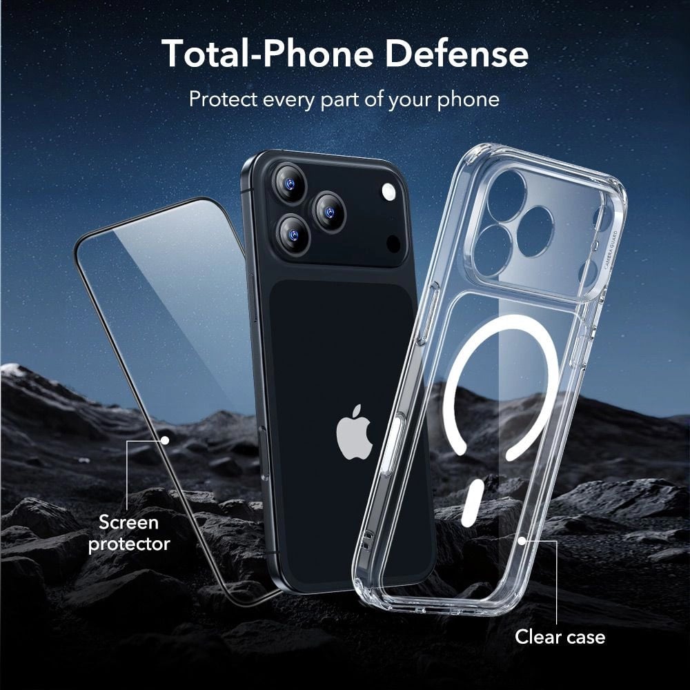 ESR - Classic Hybrid HaloLock + Προστατευτικό Οθόνης - iPhone 18 Pro Max / iPhone 17 Pro Max - Διάφανο - Image 4