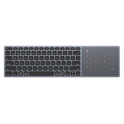Dux Ducis LK Series Ασύρματο Πληκτρολόγιο Bluetooth 5.0 USB-C 500mAh Αγγλική Διάταξη, Μαύρο