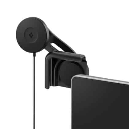 Spigen ACP07870 Βάση Αυτοκινήτου με Ασύρματη Φόρτιση, Type-C, MagSafe, Qi2, 15W, Σχεδιασμένη για Όλα τα Tesla, Μαύρη