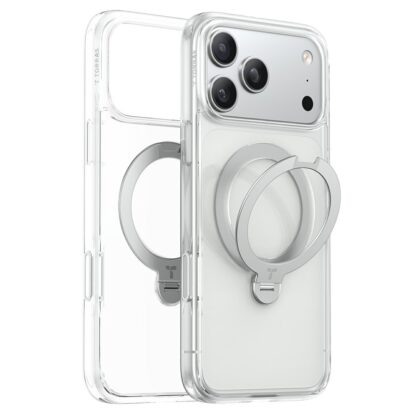 Torras Ostand Spin Series - θήκη για Apple iPhone 18 Pro / 17 Pro - Διάφανο