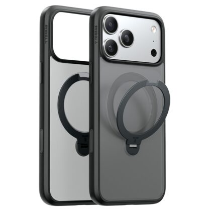 Torras Ostand Spin Series - θήκη για Apple iPhone 18 Pro / 17 Pro - Μαύρο