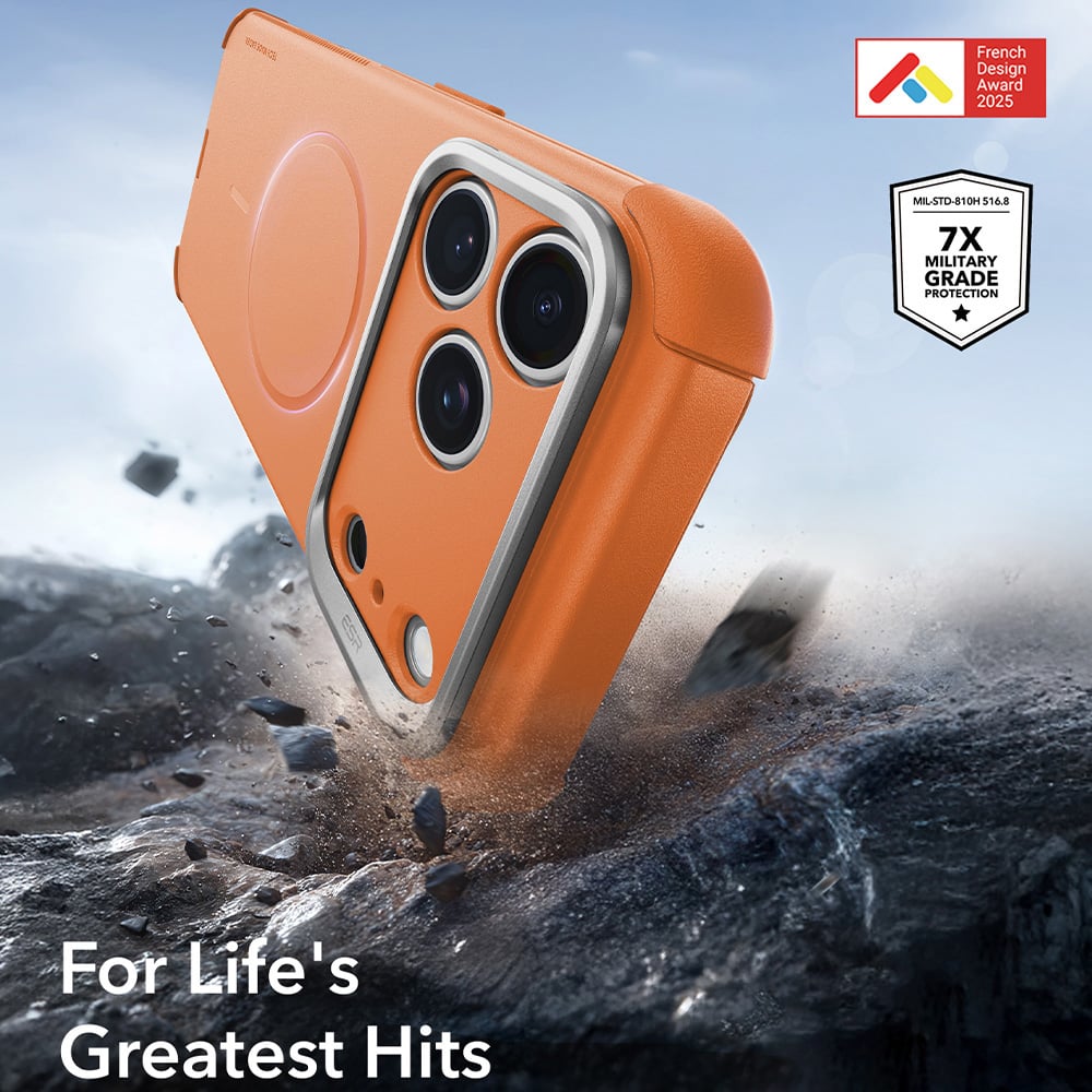ESR - Cyber Armor Kickstand - iPhone 18 Pro / iPhone 17 Pro - Πορτοκαλί - Image 5