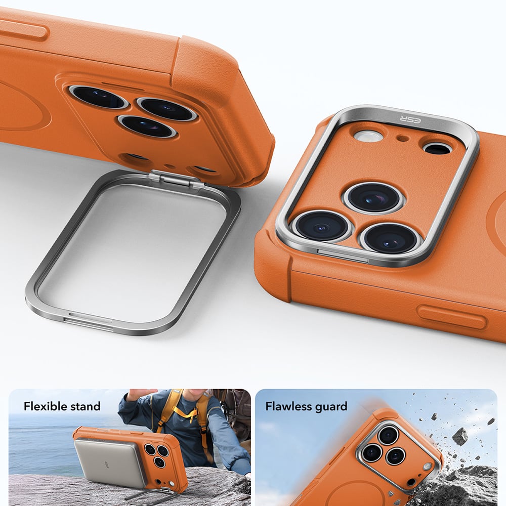 ESR - Cyber Armor Kickstand - iPhone 18 Pro / iPhone 17 Pro - Πορτοκαλί - Image 3